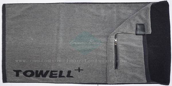 China Bulk Custom beach towels with pockets bulk microfiber towel for long hair drying Towels Supplier